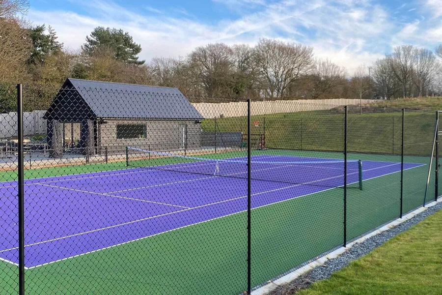 tennis court construction
