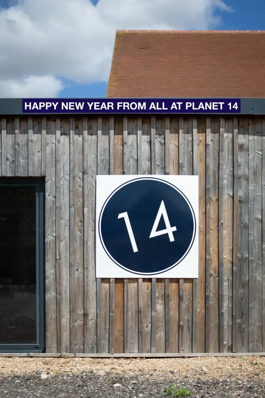 Planet 14 Happy New Year Sign