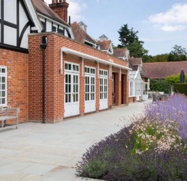 Landscaped Building Exterior